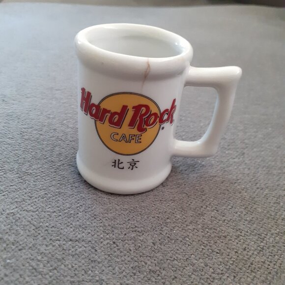 Vintage Hard Rock Cafe Beijing mini mug shot glass - Picture 2 of 4